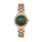 Daniel Klein Premium Silver and Rose Gold Stainless Steel Watch for Women DK.1.14160-6