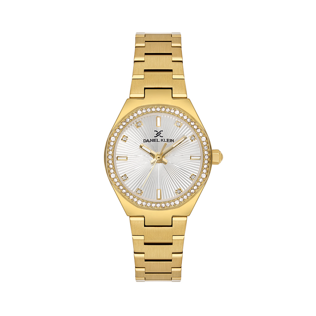 Daniel Klein Premium Gold Stainless Steel Watch for Women DK.1.14162-3