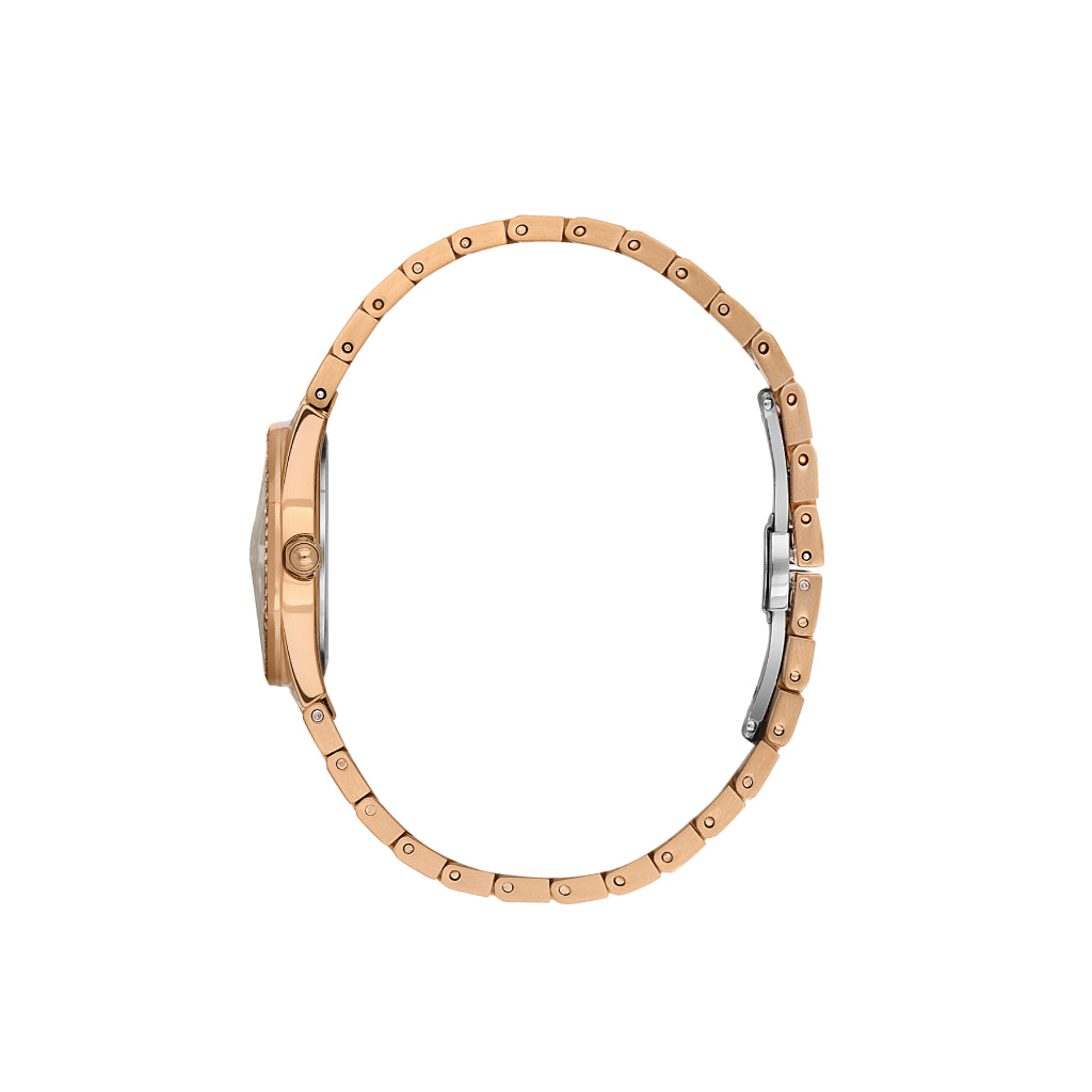 Daniel Klein Premium Rose Gold Stainless Steel Watch for Women DK.1.14162-6