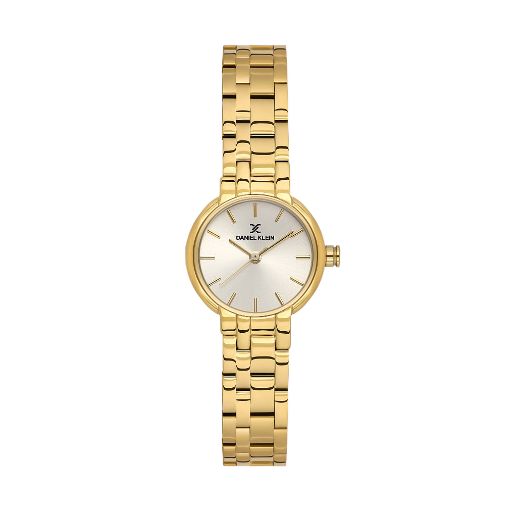 Daniel Klein Premium Gold Stainless Steel Watch for Women DK.1.14163-3