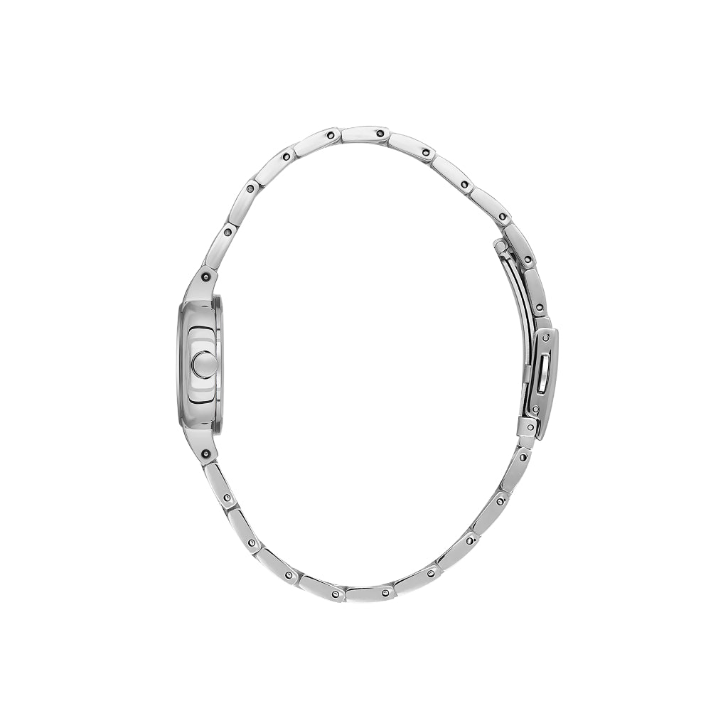 Daniel Klein Premium Silver and Rose Gold Stainless Steel Watch for Women DK.1.14163-6