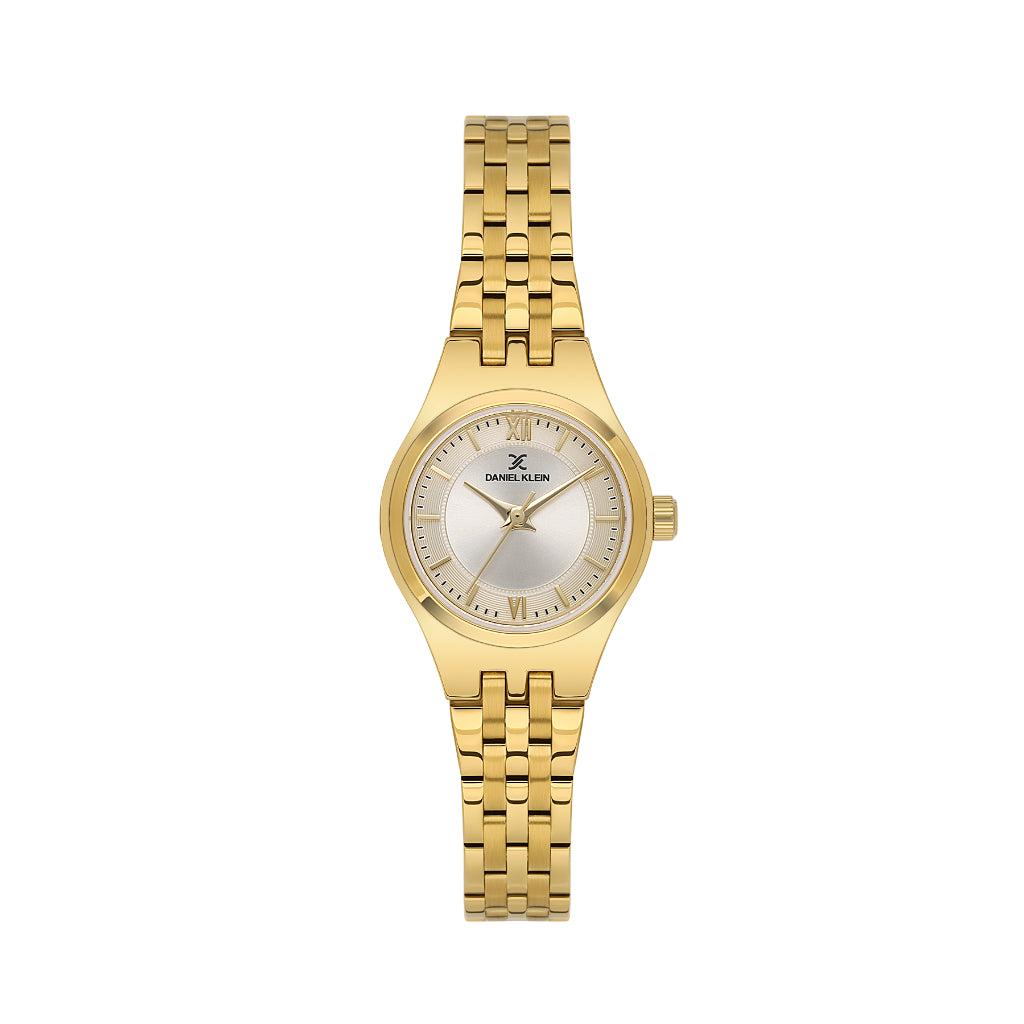 Daniel Klein Premium Gold Stainless Steel Watch for Women DK.1.14164-3