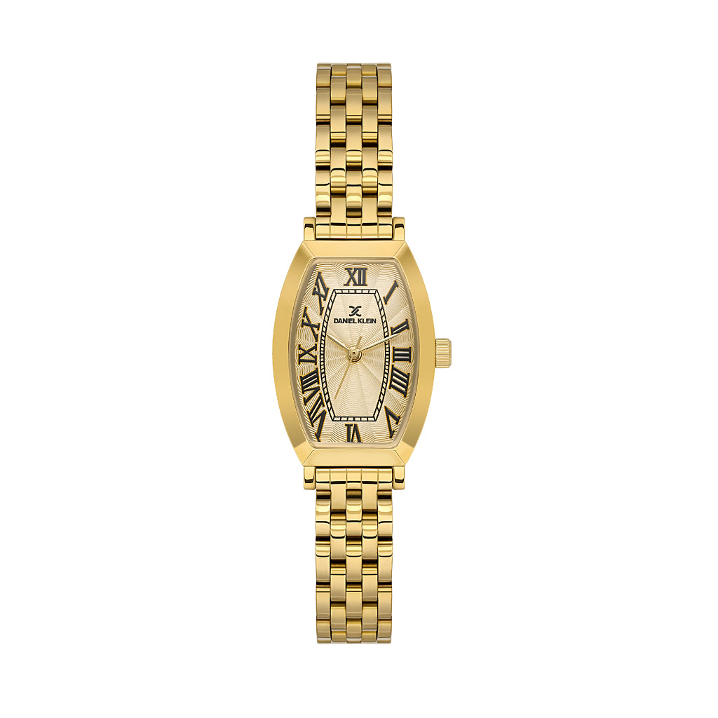 Daniel Klein Premium Gold Stainless Steel Watch for Women DK.1.14165-3