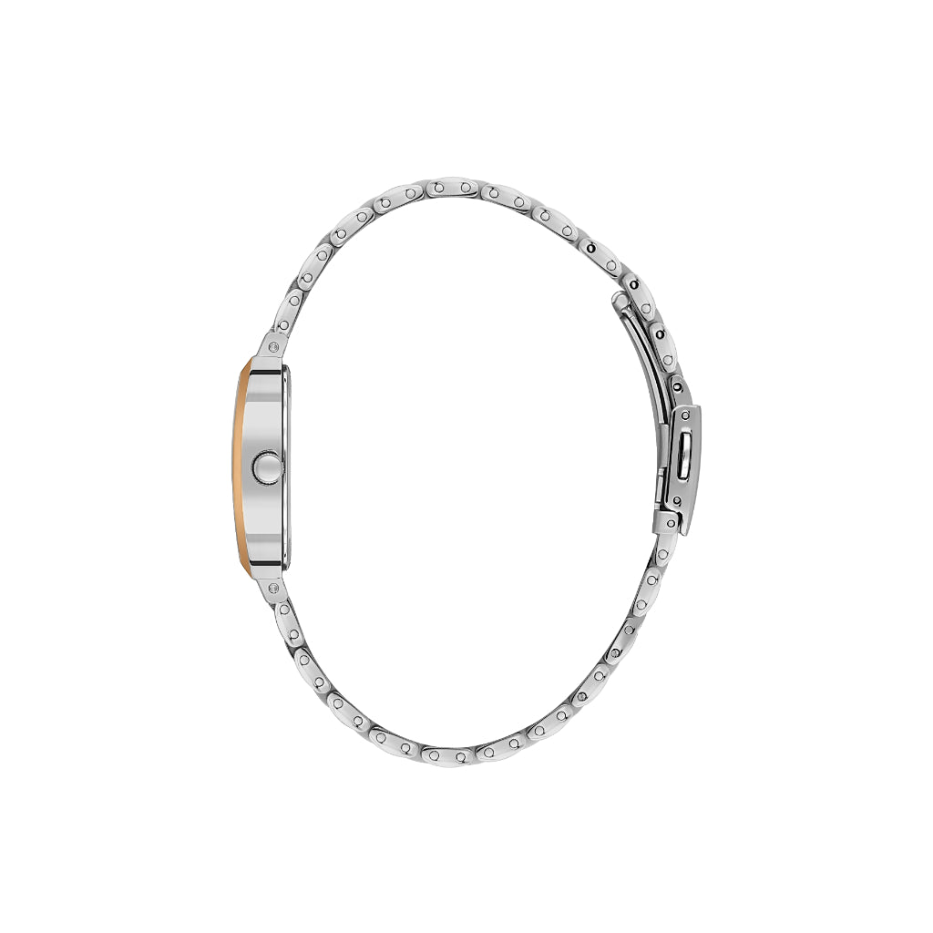 Daniel Klein Premium Silver and Rose Gold Stainless Steel Watch for Women DK.1.14165-6