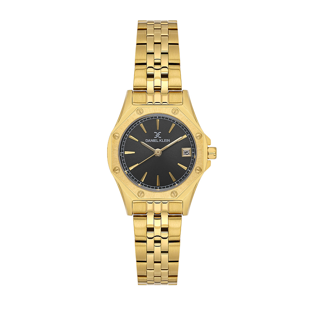 Daniel Klein Premium Gold Stainless Steel Watch for Women DK.1.14167-3