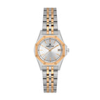 Daniel Klein Premium Silver and Rose Gold Stainless Steel Watch for Women DK.1.14167-6