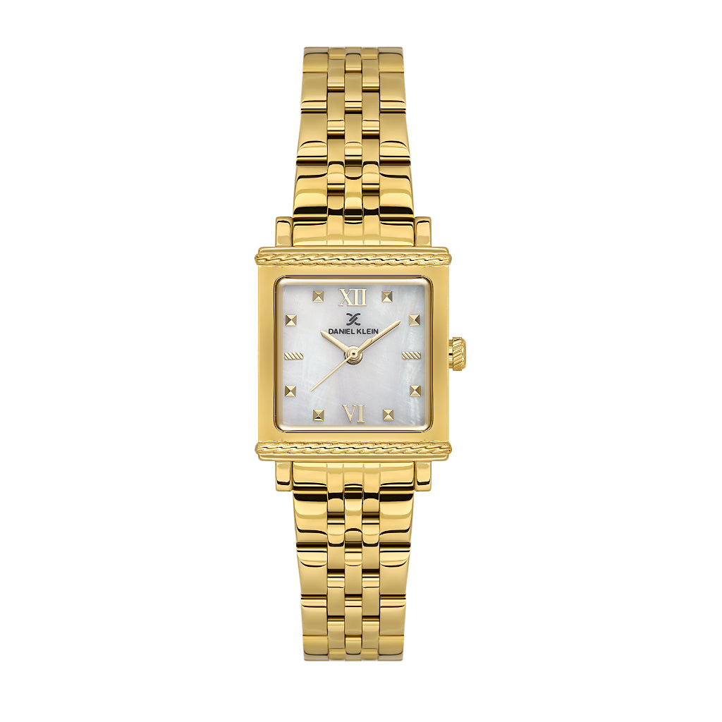 Daniel Klein Premium Gold Stainless Steel Watch for Women DK.1.14168-2