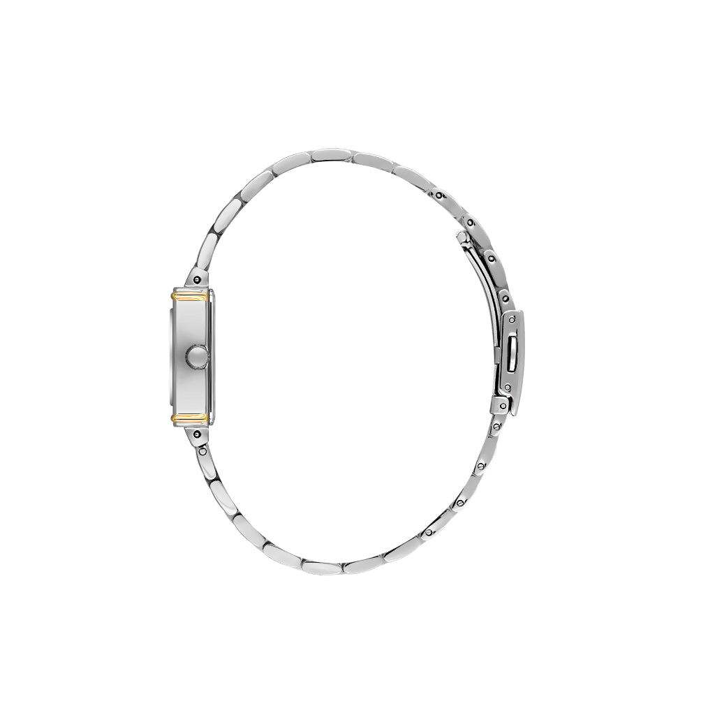Daniel Klein Premium Silver and Gold Stainless Steel Watch for Women DK.1.14168-4