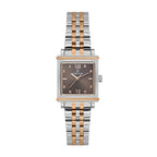 Daniel Klein Premium Silver and Rose Gold Stainless Steel Watch for Women DK.1.14168-6