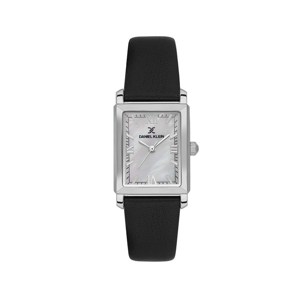 Daniel Klein Premium Black Leather Watch for Women DK.1.14169-1