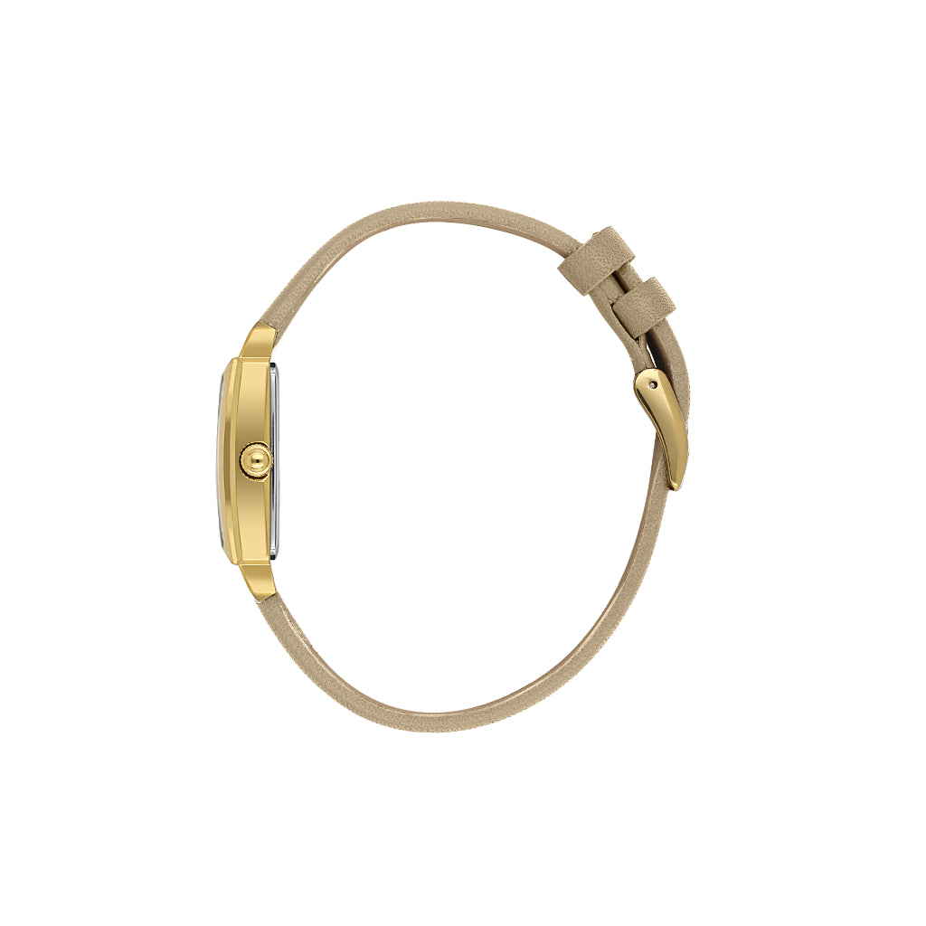 Daniel Klein Premium Beige Leather Watch for Women DK.1.14169-5