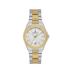 Daniel Klein Premium Silver and Gold Stainless Steel Watch for Women DK.1.14171-5