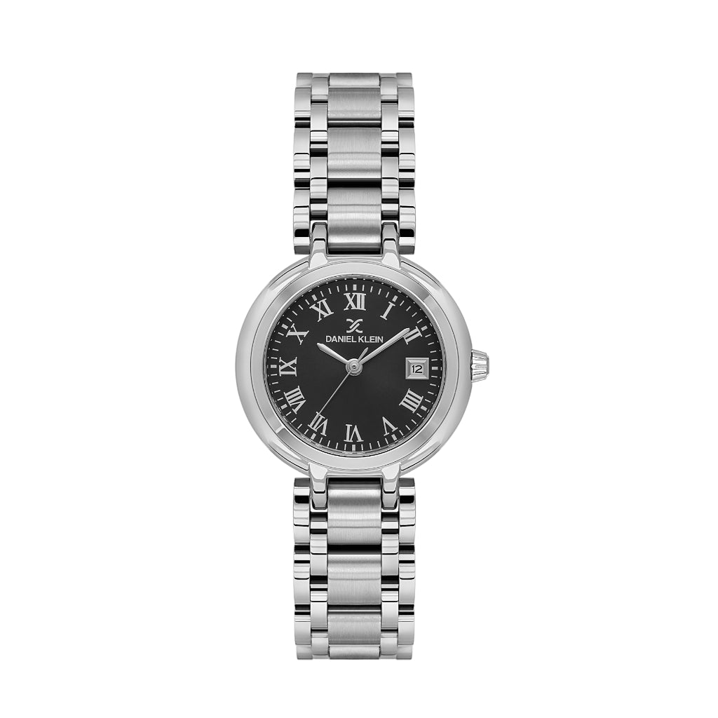 Daniel Klein Premium Silver Stainless Steel Watch for Women DK.1.14173-2