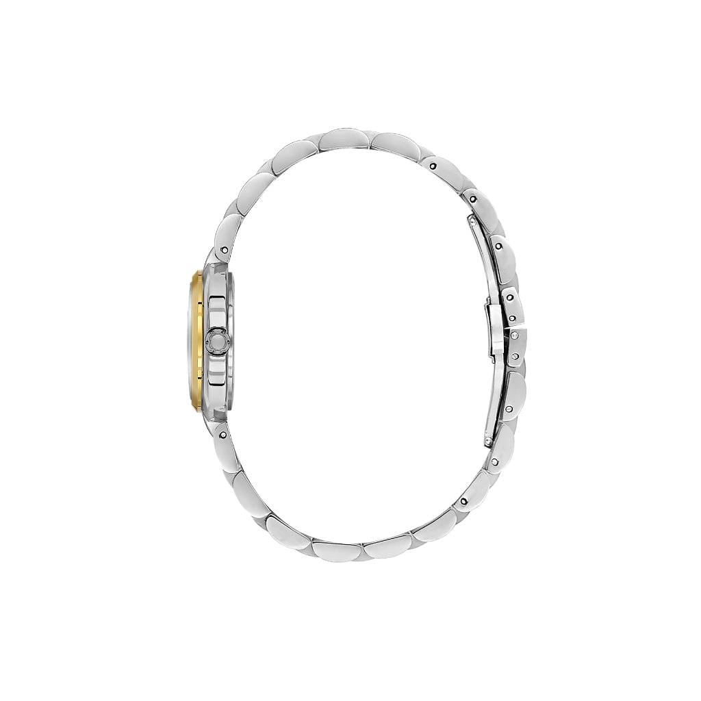 Daniel Klein Premium Silver and Gold Stainless Steel Watch for Women DK.1.14173-4