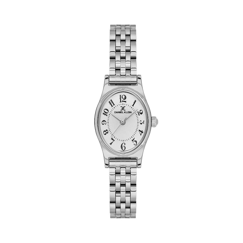 Daniel Klein Premium Silver Stainless Steel Watch for Women DK.1.14174-5