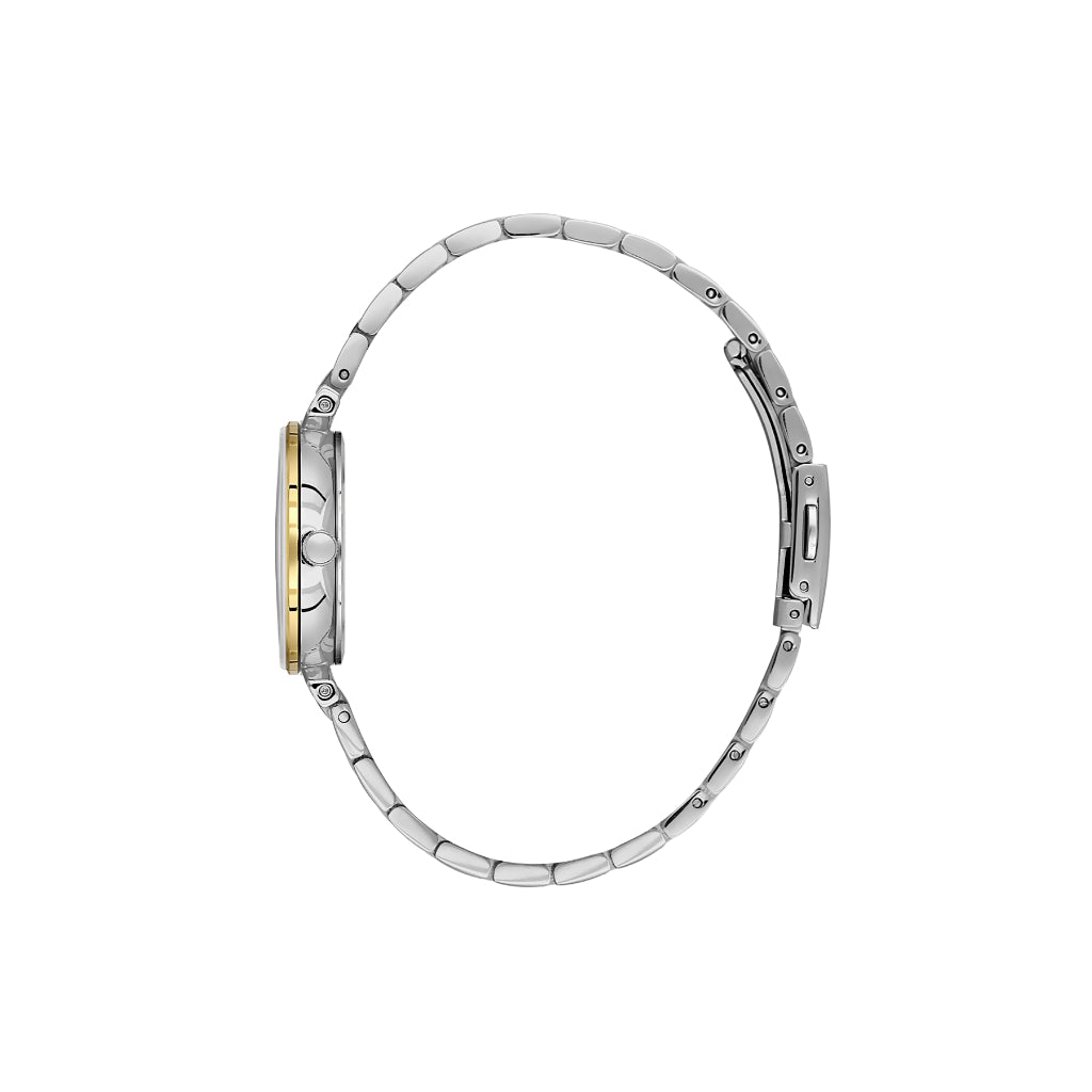 Daniel Klein Premium Silver and Gold Stainless Steel Watch for Women DK.1.14175-5