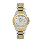 Daniel Klein Premium Silver and Gold Stainless Steel Watch for Women DK.1.14176-3