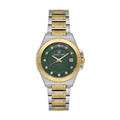 Daniel Klein Premium Silver and Gold Stainless Steel Watch for Women DK.1.14176-4