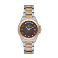 Daniel Klein Premium Silver and Rose Gold Stainless Steel Watch for Women DK.1.14176-6