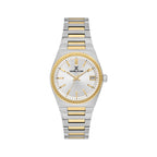 Daniel Klein Premium Silver and Gold Stainless Steel Watch for Women DK.1.14177-5