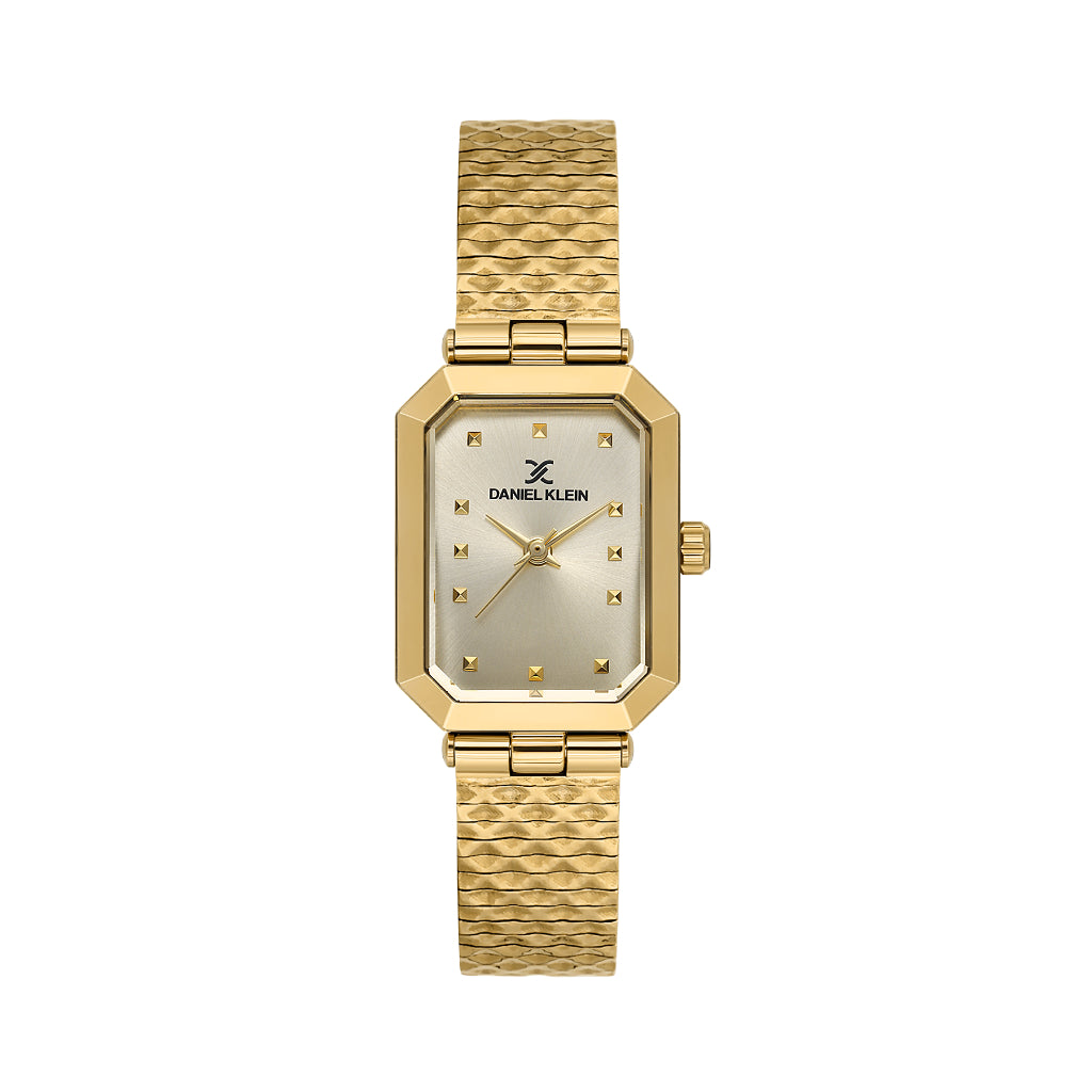 Daniel Klein Premium Gold Mesh Band Watch for Women DK.1.14178-3