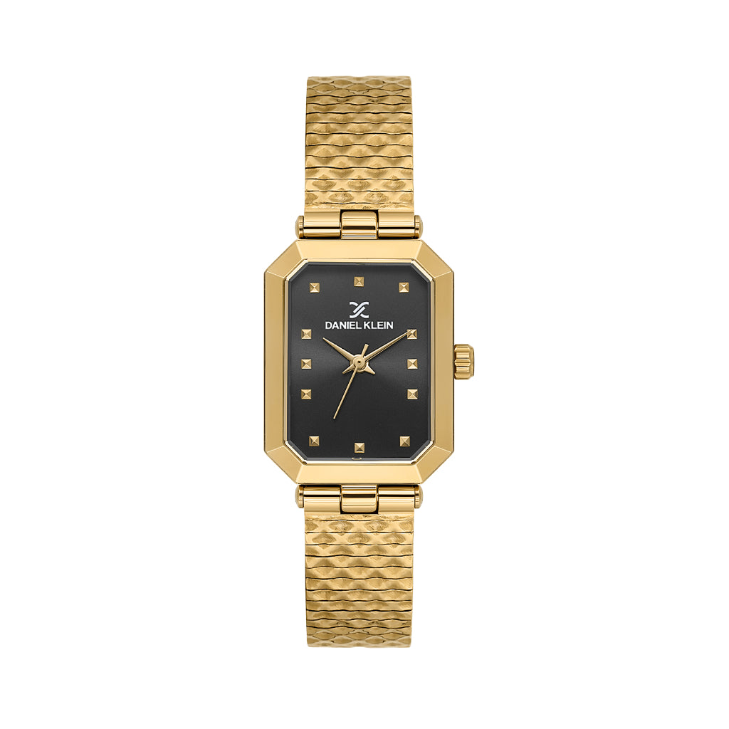 Daniel Klein Premium Gold Mesh Band Watch for Women DK.1.14178-4