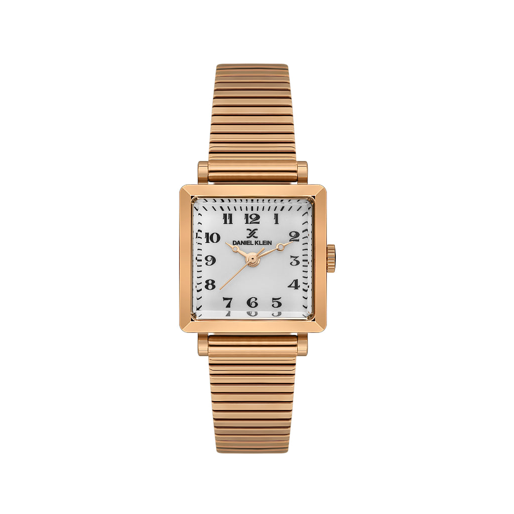 Daniel Klein Premium Rose Gold Mesh Band Watch for Women DK.1.14179-3