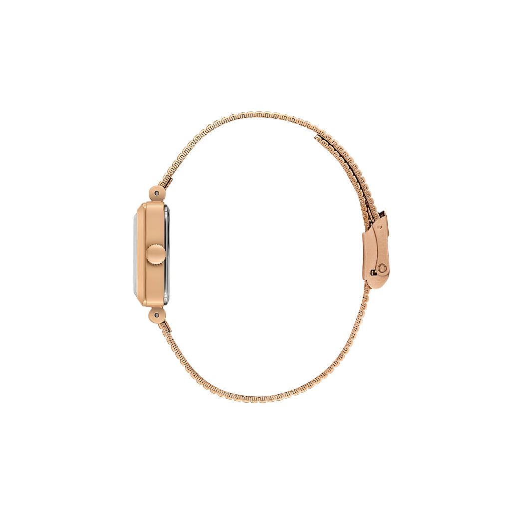 Daniel Klein Premium Rose Gold Mesh Band Watch for Women DK.1.14179-8