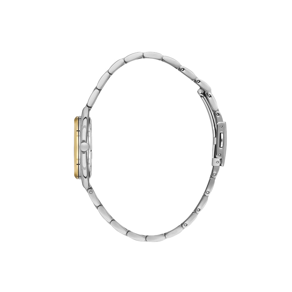 Daniel Klein Premium Silver and Gold Stainless Steel Watch for Women DK.1.14180-5