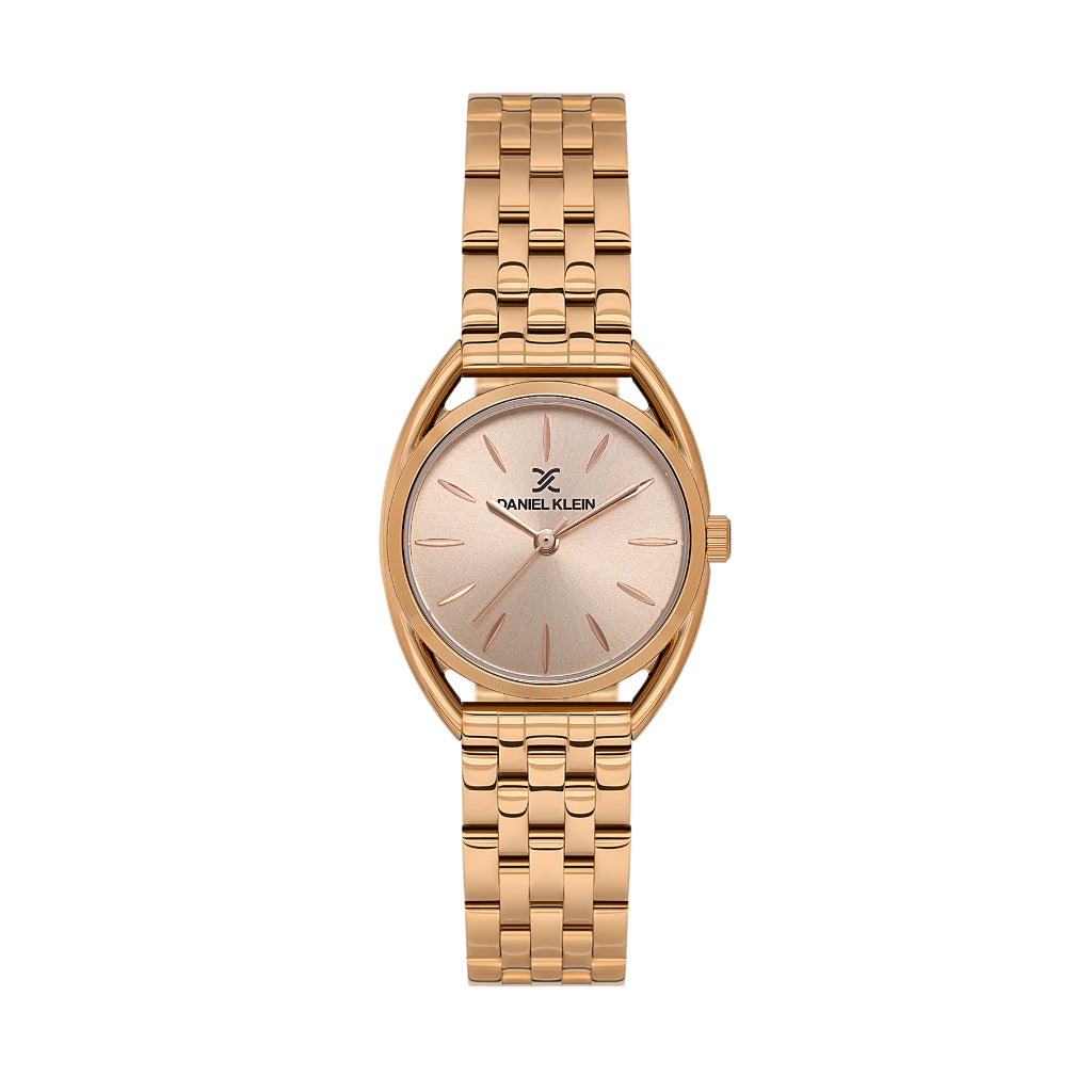 Daniel Klein Premium Rose Gold Stainless Steel Watch for Women DK.1.14180-6