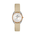 Daniel Klein Premium Beige Leather Watch for Women DK.1.14181-4