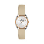 Daniel Klein Premium Beige Leather Watch for Women DK.1.14181-4