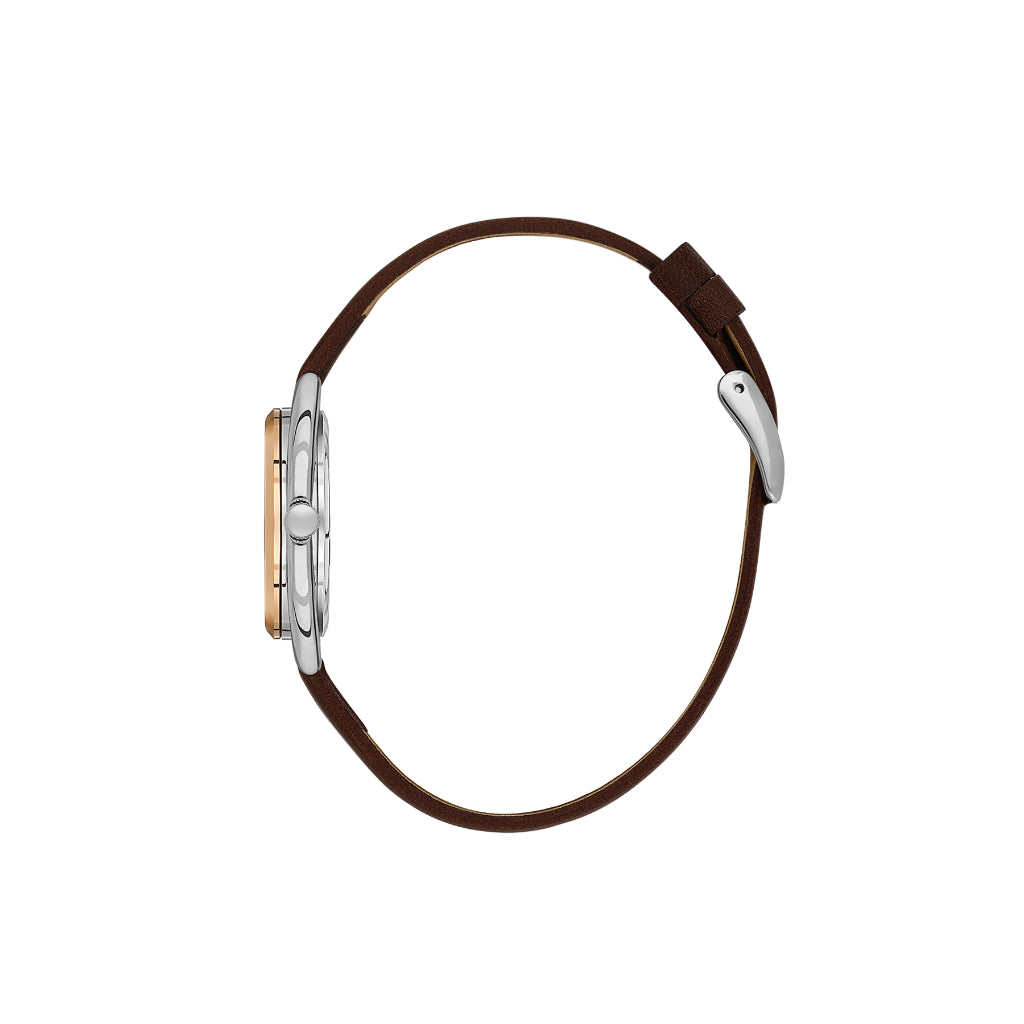 Daniel Klein Premium Dark Brown Leather Watch for Women DK.1.14181-6
