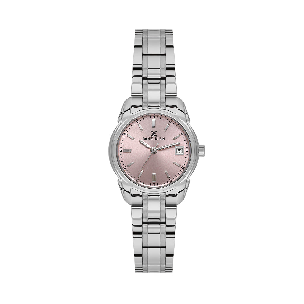 Daniel Klein Premium Silver Stainless Steel Watch for Women DK.1.14187-2
