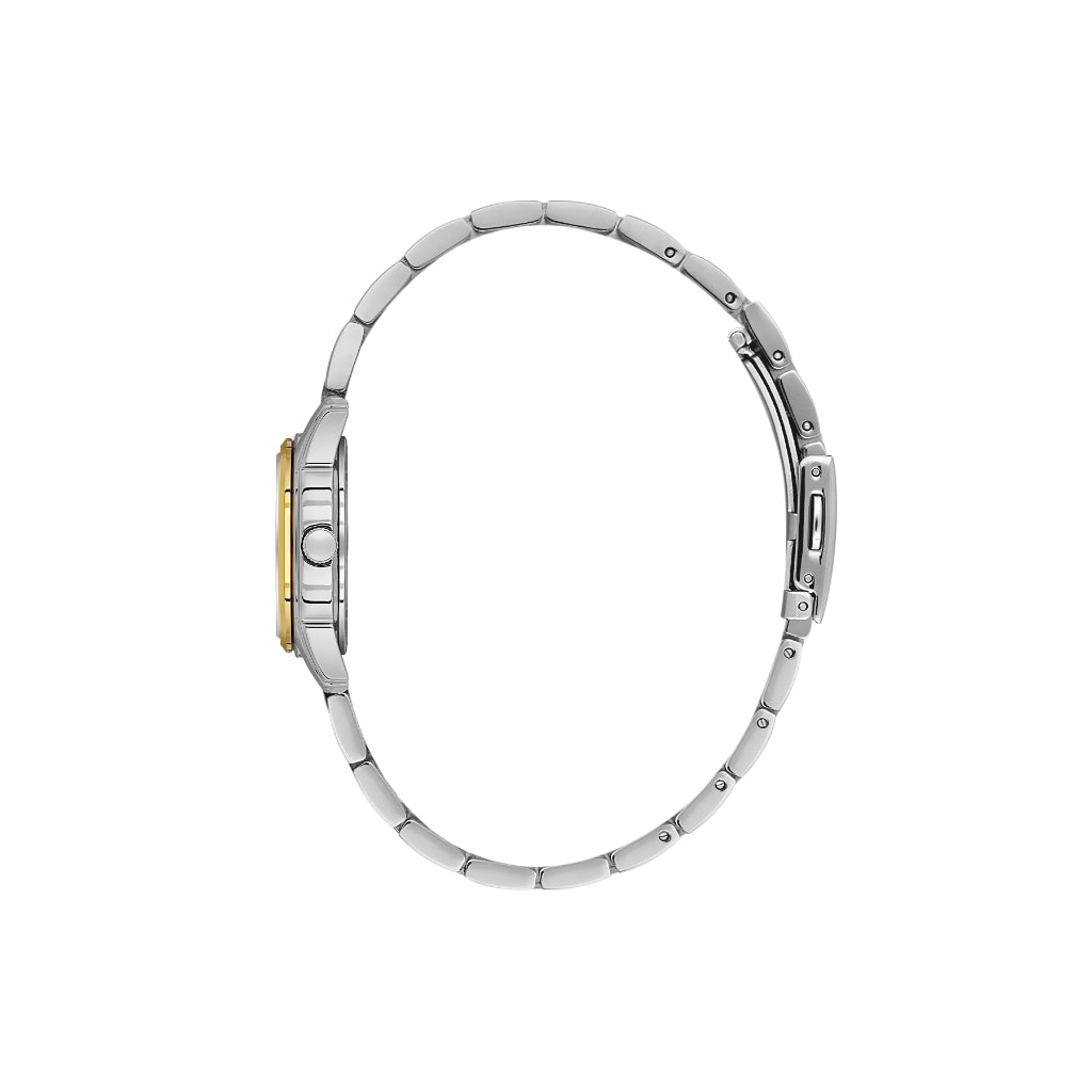 Daniel Klein Premium Silver and Gold Stainless Steel Watch for Women DK.1.14187-5