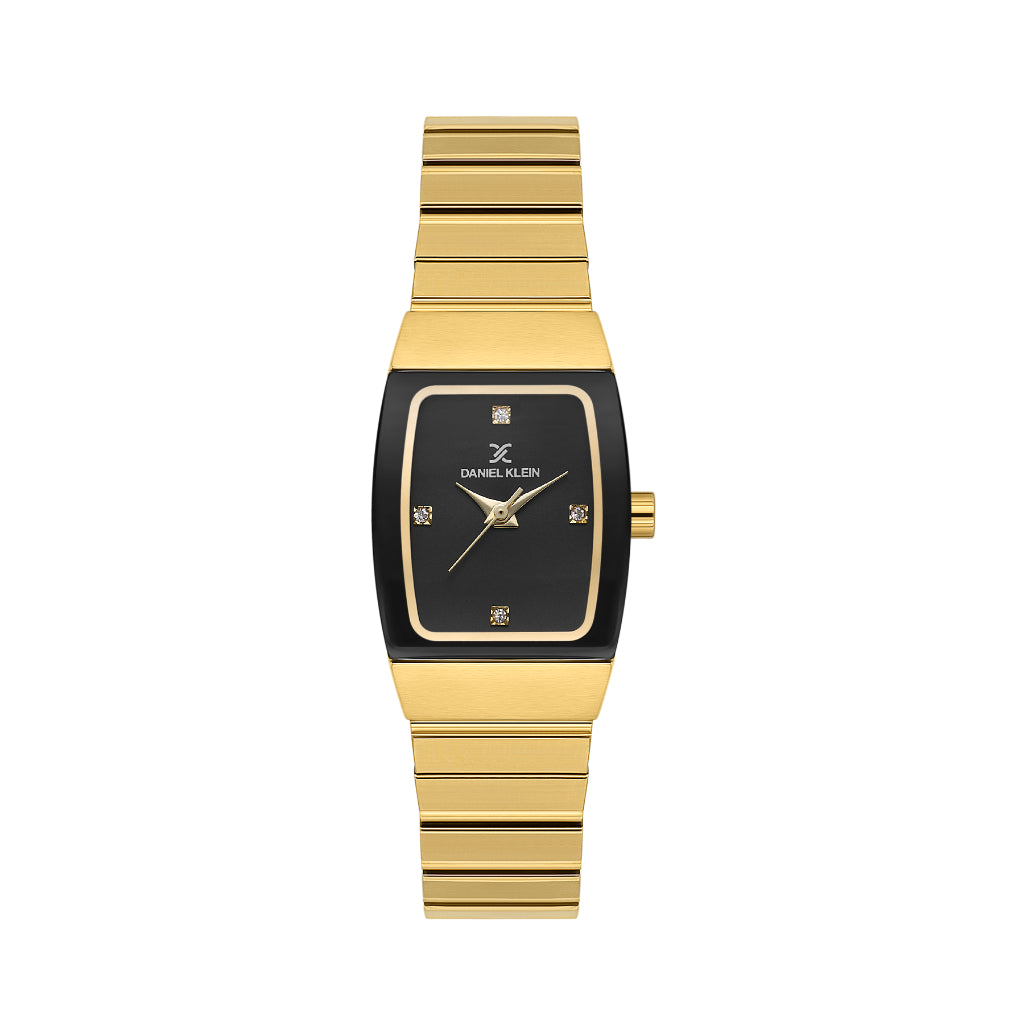 Daniel Klein Premium Gold Stainless Steel Watch for Women DK.1.14191-4