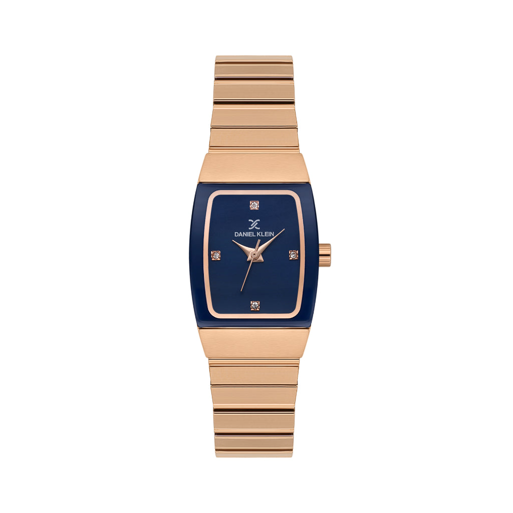 Daniel Klein Premium Rose Gold Stainless Steel Watch for Women DK.1.14191-5