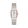 Daniel Klein Premium Silver and Rose Gold Stainless Steel Watch for Women DK.1.14191-6