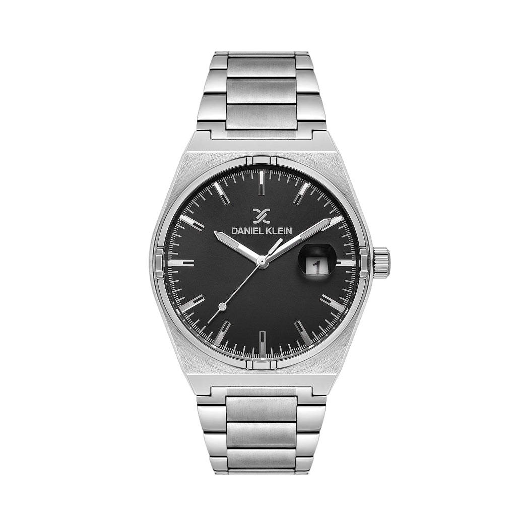 Daniel Klein Premium Silver Stainless Steel Watch for Men DK.1.14192-2