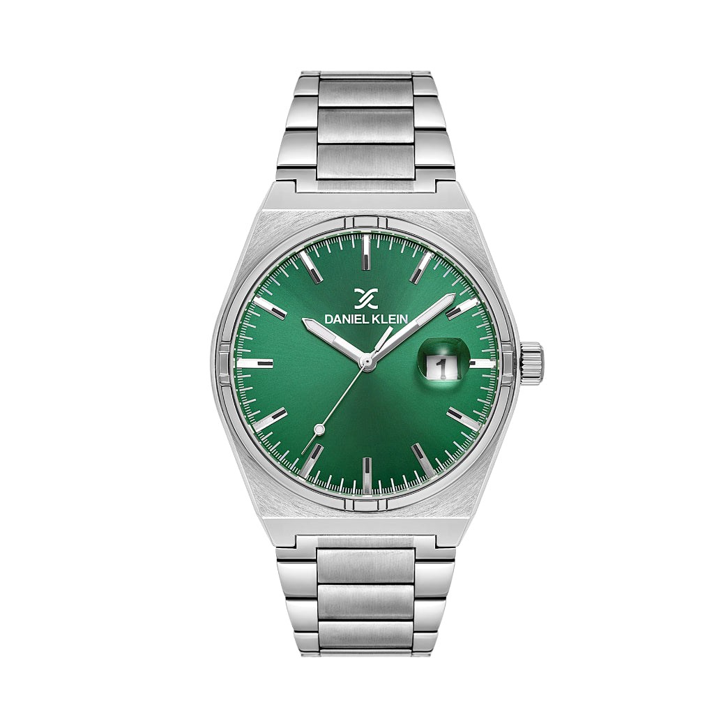 Daniel Klein Premium Silver Stainless Steel Watch for Men DK.1.14192-3