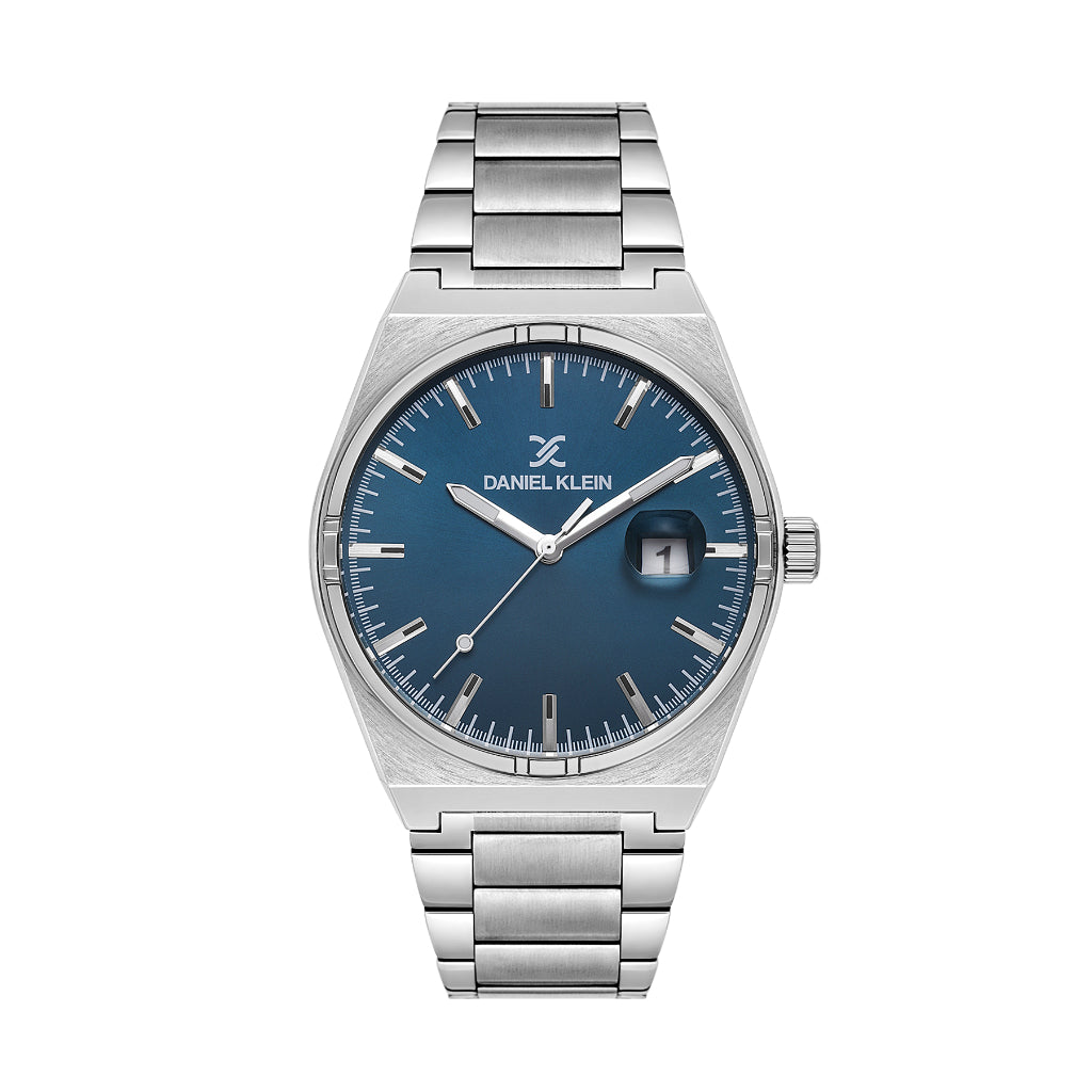 Daniel Klein Premium Silver Stainless Steel Watch for Men DK.1.14192-4
