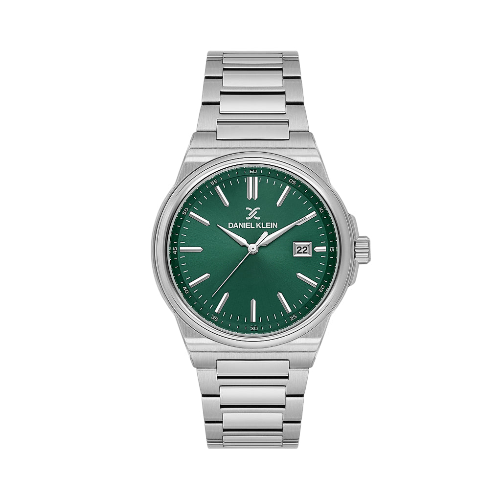 Daniel Klein Premium Silver Stainless Steel Watch for Men DK.1.14194-5