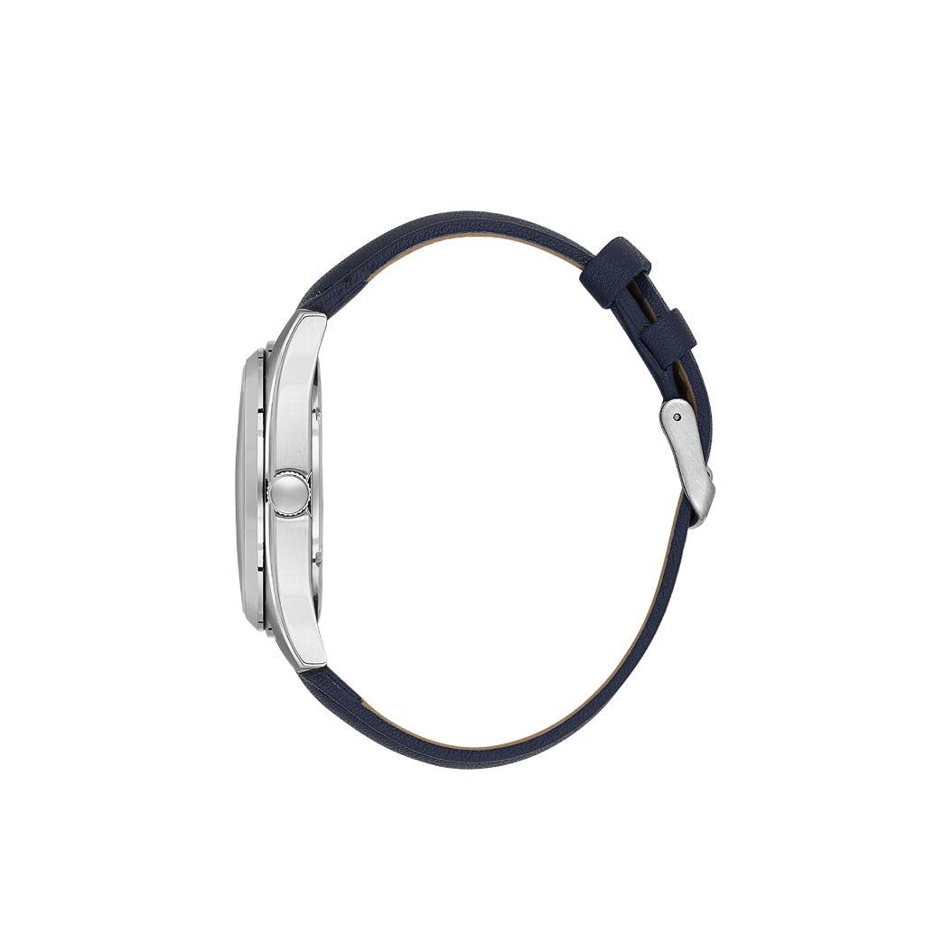 Daniel Klein Premium Dark Blue Leather Watch for Men DK.1.14196-3