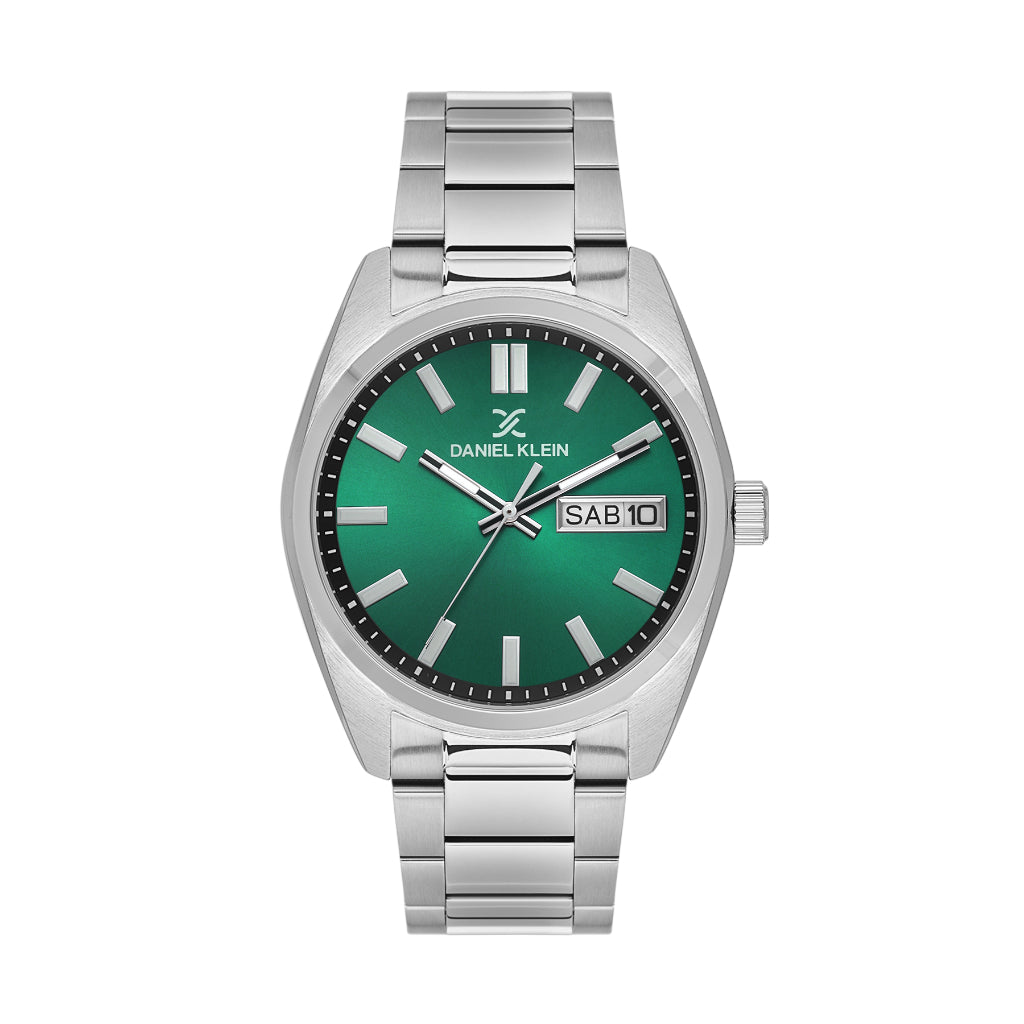 Daniel Klein Premium Silver Stainless Steel Watch for Men DK.1.14197-4
