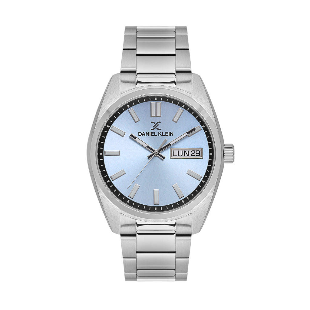 Daniel Klein Premium Silver Stainless Steel Watch for Men DK.1.14197-5