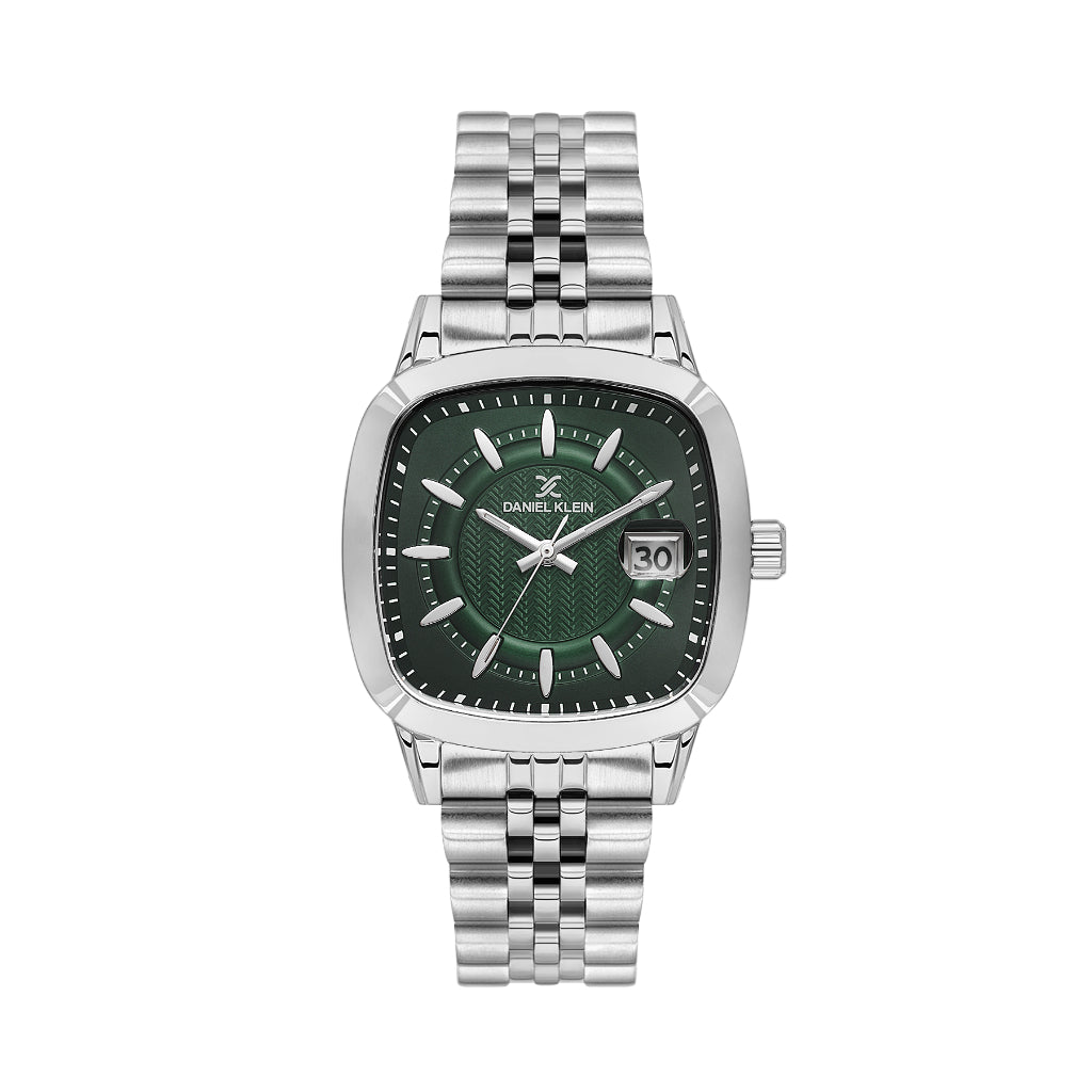 Daniel Klein Premium Silver Stainless Steel Watch for Men DK.1.14198-3