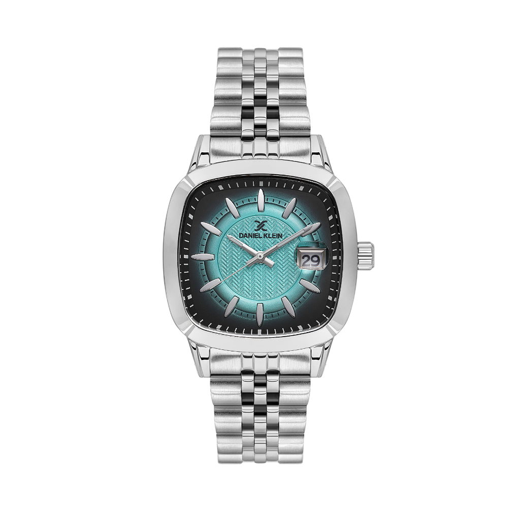 Daniel Klein Premium Silver Stainless Steel Watch for Men DK.1.14198-4