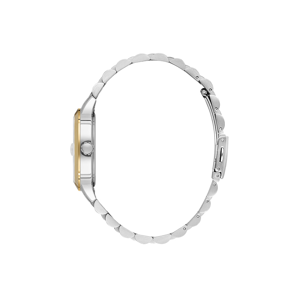 Daniel Klein Premium Silver and Gold Stainless Steel Watch for Men DK.1.14198-5