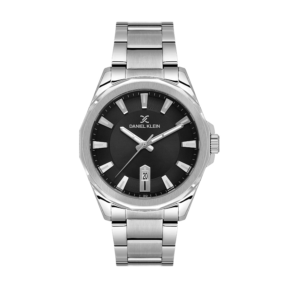 Daniel Klein Premium Silver Stainless Steel Watch for Men DK.1.14199-2