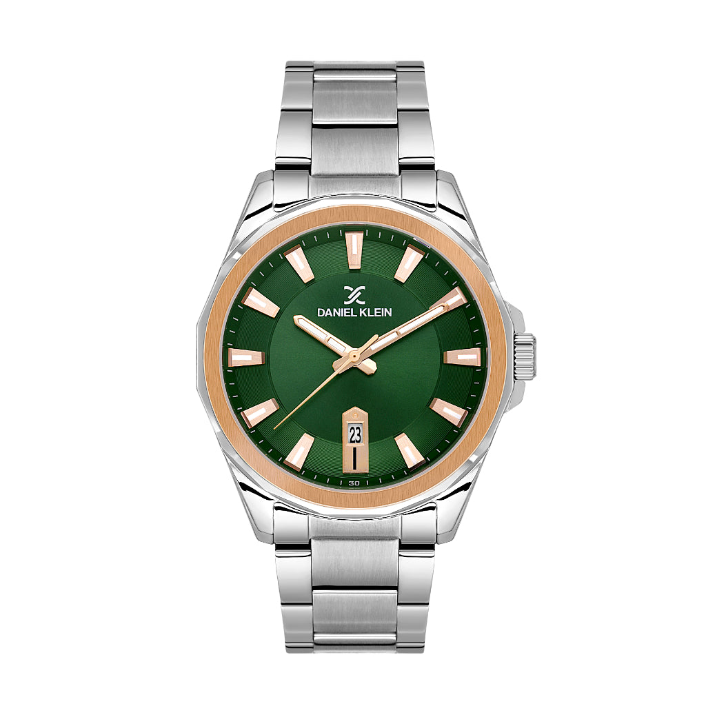 Daniel Klein Premium Silver Stainless Steel Watch for Men DK.1.14199-4